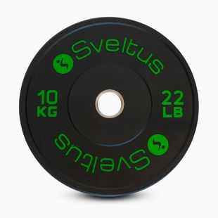 Obciążenie bumperowe olimpijskie Sveltus Training Olympic Disc 10 kg black
