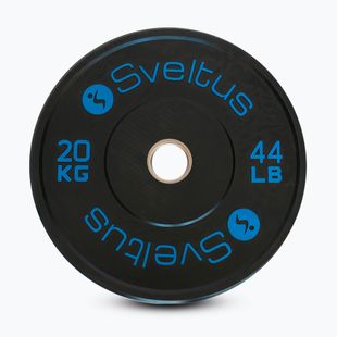 Obciążenie bumperowe olimpijskie Sveltus Training Olympic Disc 20 kg black