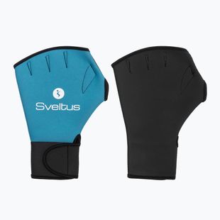 Rękawiczki do aquafitnessu Sveltus 1840 Aqua black/blue