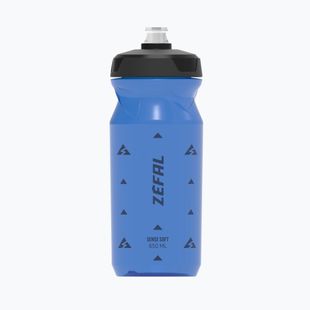 Bidon rowerowy Zefal Sense Soft Bottle 650 ml translucent blue