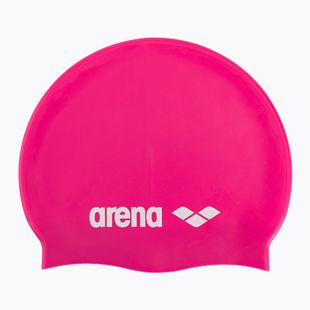 Czepek pływacki arena Classic Silicone fuchsia/white