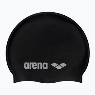 Czepek pływacki dziecięcy arena Classic Silicone Jr black/silver