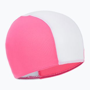 Czepek pływacki dziecięcy arena Polyester II Jr neon pink white