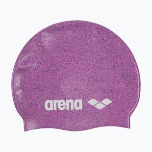 Czepek pływacki dziecięcy arena Silicone Cap Jr pink multi