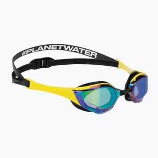 Okulary do pływania arena Cobra Edge Swipe Mirror emerald/yellow/black