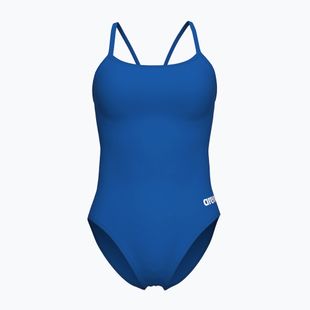 Strój pływacki jednoczęściowy damski arena Lace Back Solid royal/white