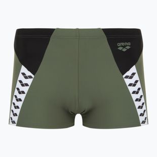 Bokserki pływackie męskie arena Stripe Swim Short sage/black/multi