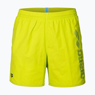 Szorty kąpielowe męskie arena Fundamentals Arena Logo Boxer R artic lime/mangrove