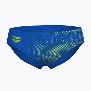 Slipy pływackie dziecięce arena Dim Light Swim Briefs blue china/artic lime