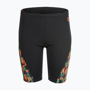 Jammery pływackie dziecięce arena Print Swim black/orange multi
