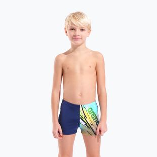 Bokserki kąpielowe chłopięce arena Loud Swim Short navy/multi