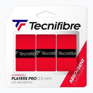 Owijki do rakiet tenisowych Tecnifibre Pro Players 3 szt. red