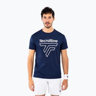 Koszulka tenisowa męska Tecnifibre Team Corpo Tee marine