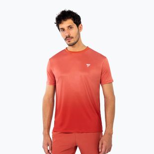 Koszulka tenisowa męska Tecnifibre Team X-Loop Tee terracota