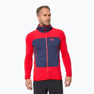 Bluza męska Millet Fusion Grid Hoodie red