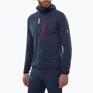 Bluza polarowa męska Millet Trilogy Icon Lightgrid Hoodie saphir