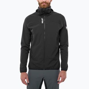 Kurtka softshell męska Millet Kamet Xcs Light Hoodie black