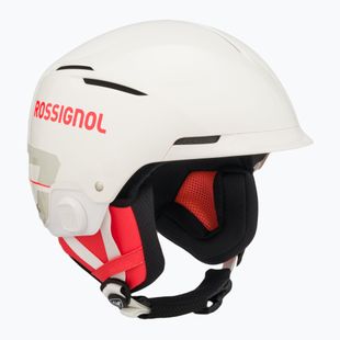Kask narciarski Rossignol Hero Slalom Impacts + Chinguard white