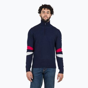 Sweter męski Rossignol Signature Hz Knit dark navy
