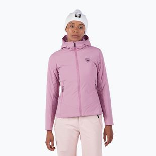 Kurtka ocieplana damska Rossignol Opside Hoodie moonlight mauve