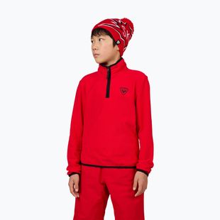 Bluza polarowa dziecięca Rossignol Jr Strawpile Fleece Fz sports red