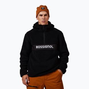 Bluza męska Rossignol Alltrack Anorak Fleece black