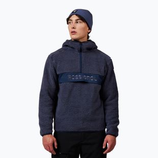 Bluza polarowa męska Rossignol Alltrack Anorak Fleece true night blue