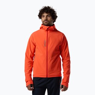 Kurtka skiturowa męska Rossignol Venon Wind Hoodie neon red