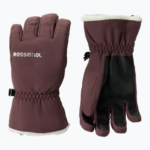 Rękawice narciarskie damskie Rossignol Perfy G huckleberry