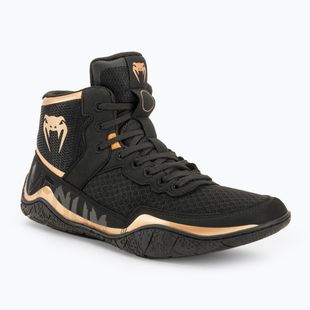 Buty bokserskie Venum Elite Wrestling black/bronze