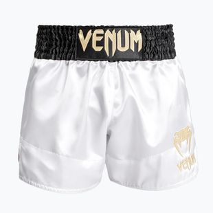 Spodenki treningowe męskie Venum Classic Muay Thai white/gold/black