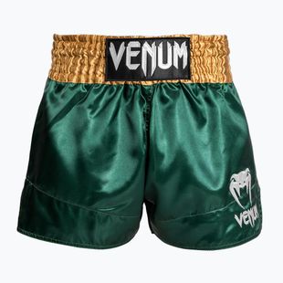 Spodenki treningowe męskie Venum Classic Muay Thai green/gold/white