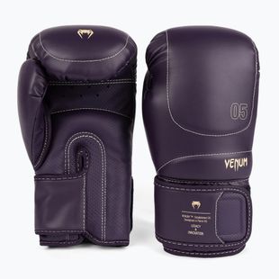 Rękawice bokserskie męskie Venum Impact Evo Boxing Gloves deep purple