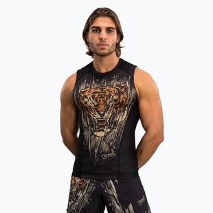 Rashguard Venum Tiger Men'S Sleeveless Rashguard black/neon orange