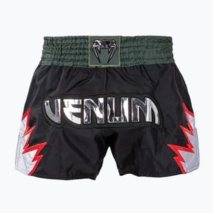 Spodenki treningowe męskie Venum Inferno Muay Thai deep black/khaki