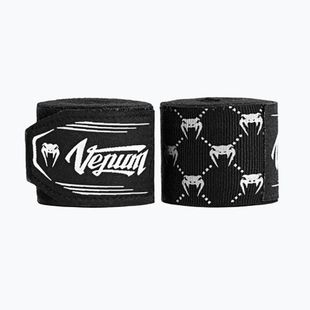 Bandaże bokserskie Venum Hand Wraps 400 cm black/white