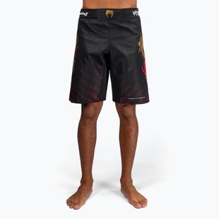 Spodenki treningowe męskie Venum X Tekken 8 - Marshall Law Fight Shorts black/red/gold