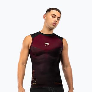 Koszulka treningowa męska Venum Tactical XT 05522  Rashguards black/burgundy/gold