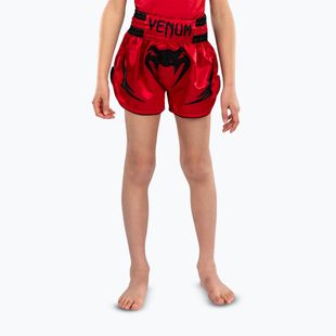 Spodenki treningowe dziecięce Venum Inferno Muay Thai Jr red