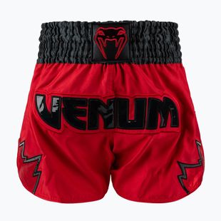 Spodenki treningowe męskie Venum Inferno Muay Thai red/charcol grey/black