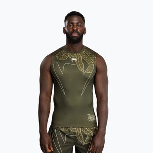 Rashguard męski Venum Serpenti Rashguards Sleeveless kaki/bronze/ivory