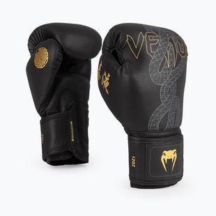 Rękawice bokserskie Venum Serpenti Boxing black/silver/gold