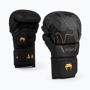 Rękawice bokserskie Venum Serpenti Sparring black/silver/gold