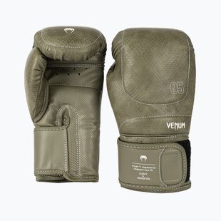 Rękawice bokserskie Venum Impact Evo Scales Boxing army green