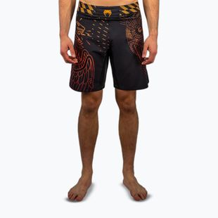 Spodenki treningowe męskie Venum Quetzal Fury Fightshorts black/fury red/tangerine