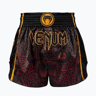 Spodenki treningowe męskie Venum Quetzal Fury Muay Thai black/fury red/tangerine