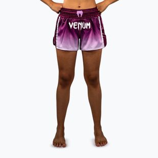 Spodenki treningowe damskie Venum Iris Muay Thai plum/white