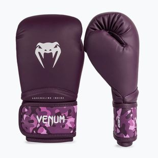 Rękawice bokserskie damskie Venum Iris Boxing plum/pink