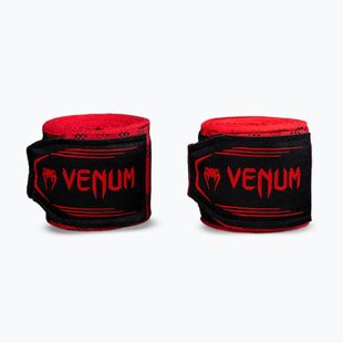 Bandaże bokserskie Venum Tartan Handwraps 400 cm fury red