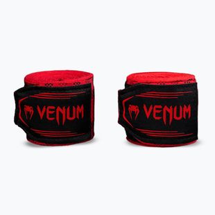 Bandaże bokserskie Venum Tartan Handwraps 450 cm fury red